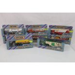 Eight boxed Matchbox Convoy diecast and plastic models, numbers CY1 - CY8