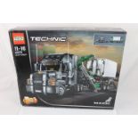 Boxed Lego Technic 42078 MACK Anthem set unchecked but appearing complete with instructions