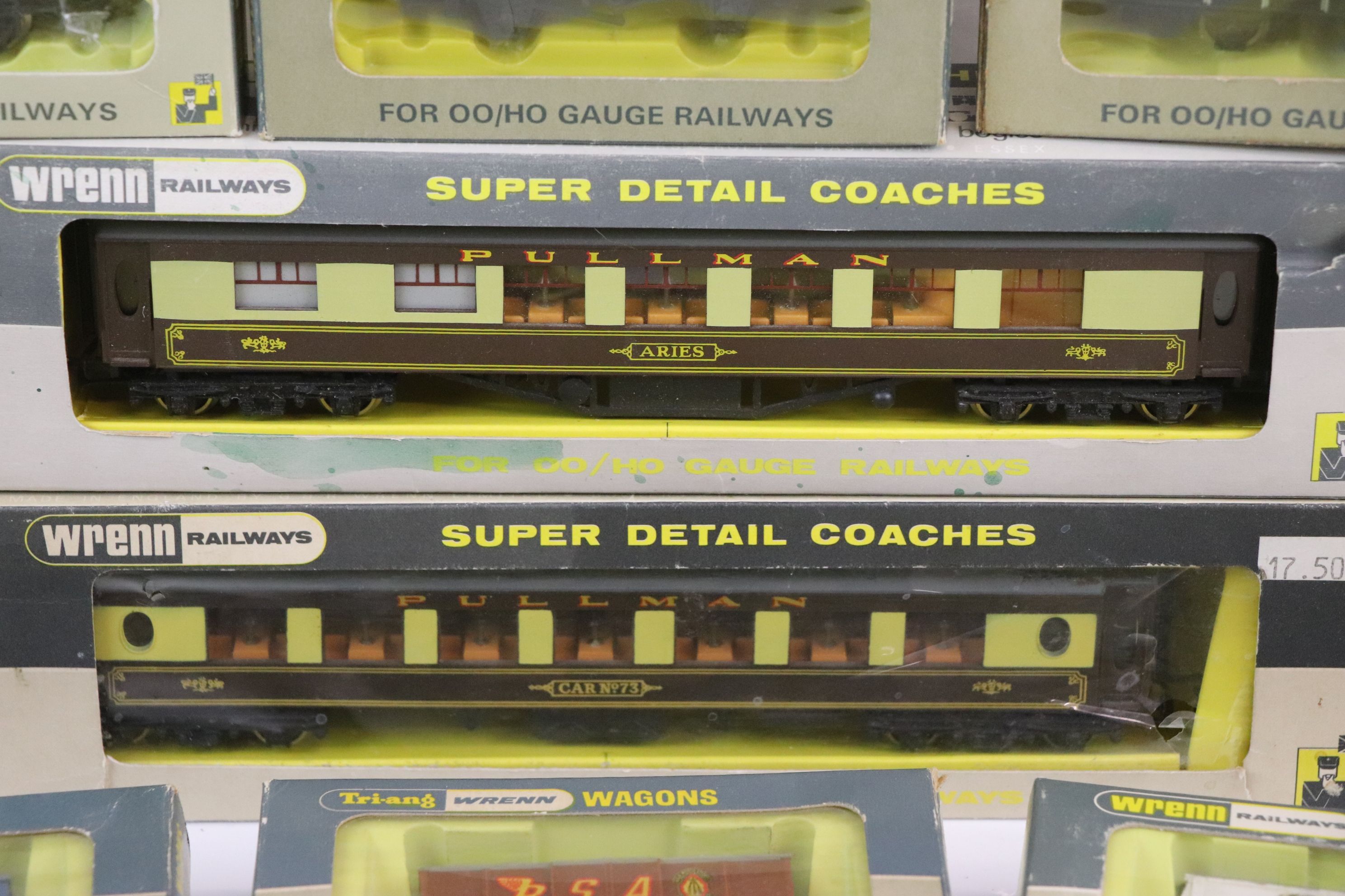 14 Boxed OO gauge Wrenn items of rolling stock to include W6001 Pullman Car 2nd Class, W6002 Pullman - Image 9 of 15