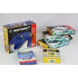 Retro Gaming - Four boxed Nintendo 64 N64 accessories to include Blue Controller and 3 x