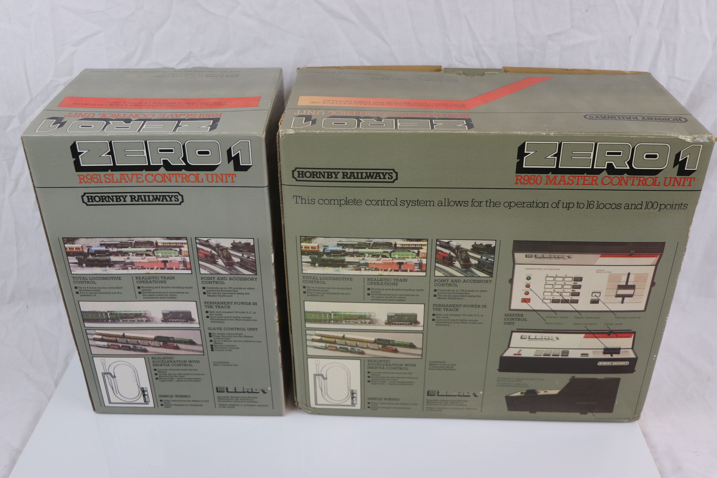 Boxed Hornby OO gauge Zero 1 R950 Master Control Unit and a boxed Zero I R951 Slave Control Unit ( - Image 6 of 6