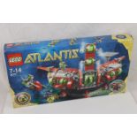 Boxed Lego 8077 Atlantis Transforms Exploration HQ, loose with instructions, unchecked but appearing