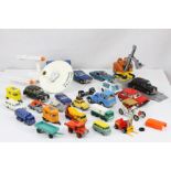 24 Play worn diecast models to include Corgi, Dinky & Matchbox Lesney featuring Dinky USS Enterprise