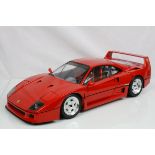 Pocher by Rivarossi 1/8 Ferrari in red metal kit built model, appearing vg, unchecked for absolute
