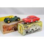 Two mid 20th C slot cars to include boxed Airfix Mototr Racing in red and a Triang Scalextric C54