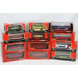 12 Boxed / cased Corgi The Original Omnibus diecast models featuring 5 x Midland Red, vg