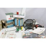 Group of Triang Scalextric accessories to include boxed MM A201 Event Board and Hut, MM A203 Owner's