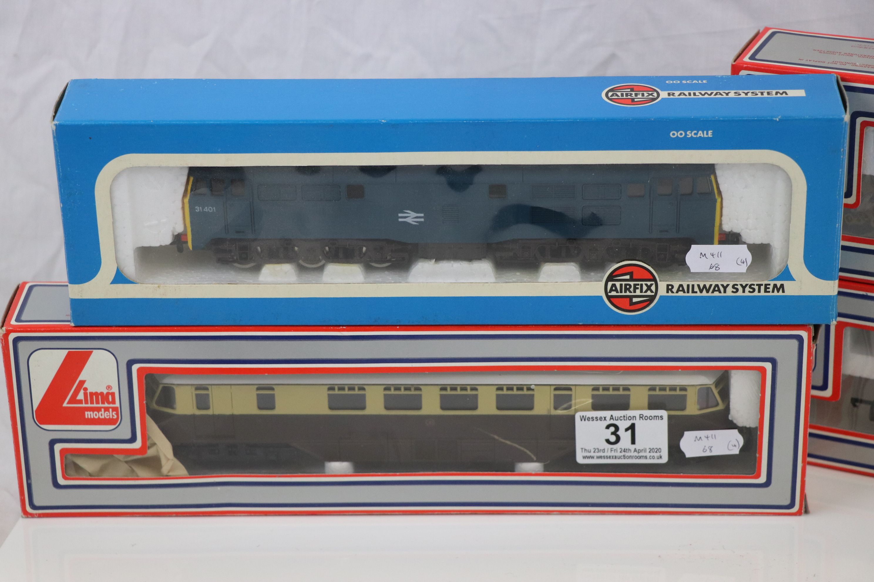 Four boxed OO gauge locomotives to include 3 x Lima (205135MWG Sharpshooter, 205117MWG GWR0-6-0 & - Image 3 of 9