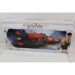Boxed Hornby OO gauge R1234 Harry Potter Hogwarts Express electric train set with locomotive and