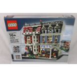 Lego - Boxed Lego 10218 Pet Shop set, previously built, bricks split into bags, with instructions,