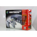 Retro Gaming - Boxed Nintendo 64 N64 with controller, a little grubby, gd box