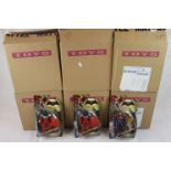 Shop Stock - Six trade boxes containing a total of 36 Mattel Batman v Superman figures to include