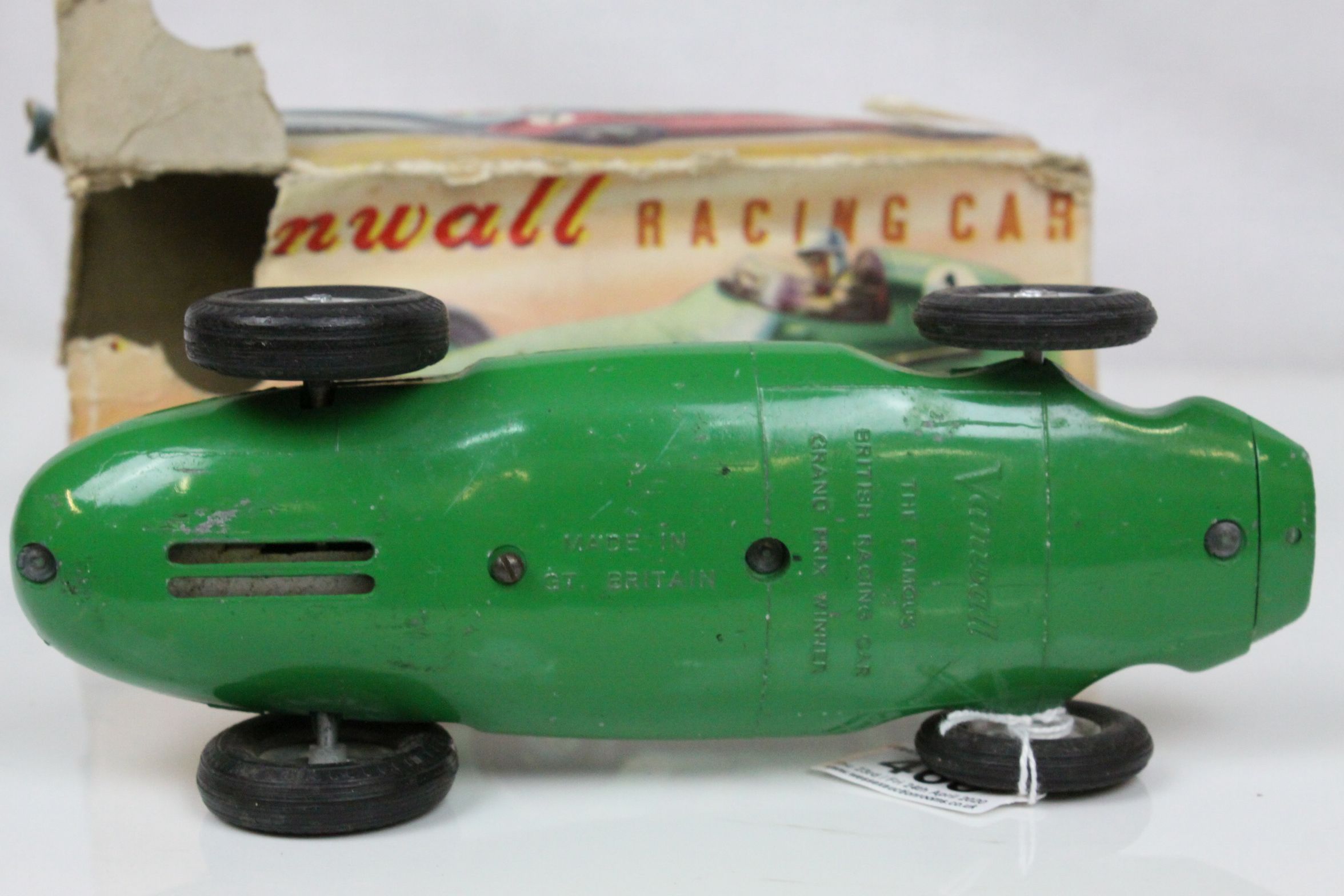 Mettoy Vanwall diecast model with plastic driver and tyres, marked to underside 'The Famous - Image 6 of 11