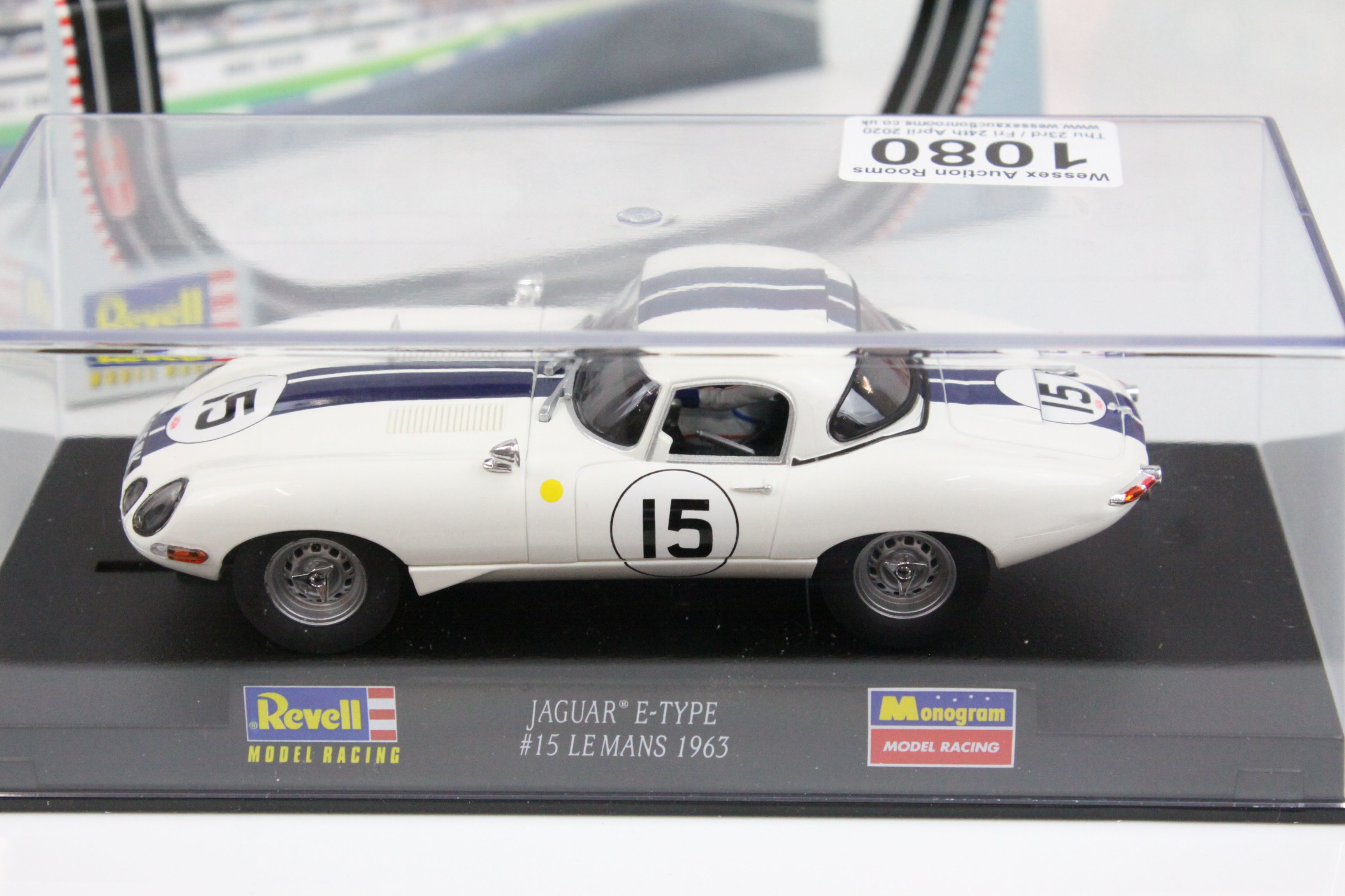Four cased slot cars to include Special Edn Pioneer Street Muscles Dodge Charger, Revell Jaguar E- - Image 31 of 36