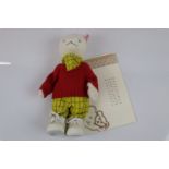 Steiff ltd edn 2007 Rupert the Bear with certificate