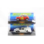 Two cased Scalextric Classic Collection slot cars to include C2811 Chaparral 2F No 1 and C2807