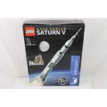 Lego - Boxed Lego Ideas #017 21309 NASA Apollo Saturn V set, previously built, bricks split into