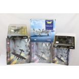 Six boxed model planes to include 2 x Corgi Aviation Archive WWII Legends (AA30011 & AA30010), Corgi