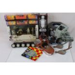Star Wars - Group of Star Wars collectables to include unboxed loose Land Speeder, Scout Walker etc,