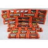 32 Boxed Hornby OO gauge items of rolling stock to include coaches, tankers and wagons