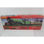 Boxed Hornby OO gauge The Flying Scotsman electric train set complete with locomotive and rolling