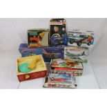 A selection of mixed collectable toys to include a Fisher Price record player, view master slide