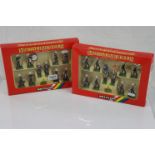 Two boxed Britains hand painted Metal Models sets to include 7202 Royal Marine and 7204 Royal