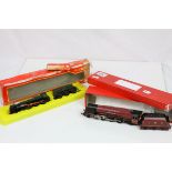 Boxed Hornby OO gauge R759 Albert Hall Class Locomotive with R760 Tender, damaged box, and a