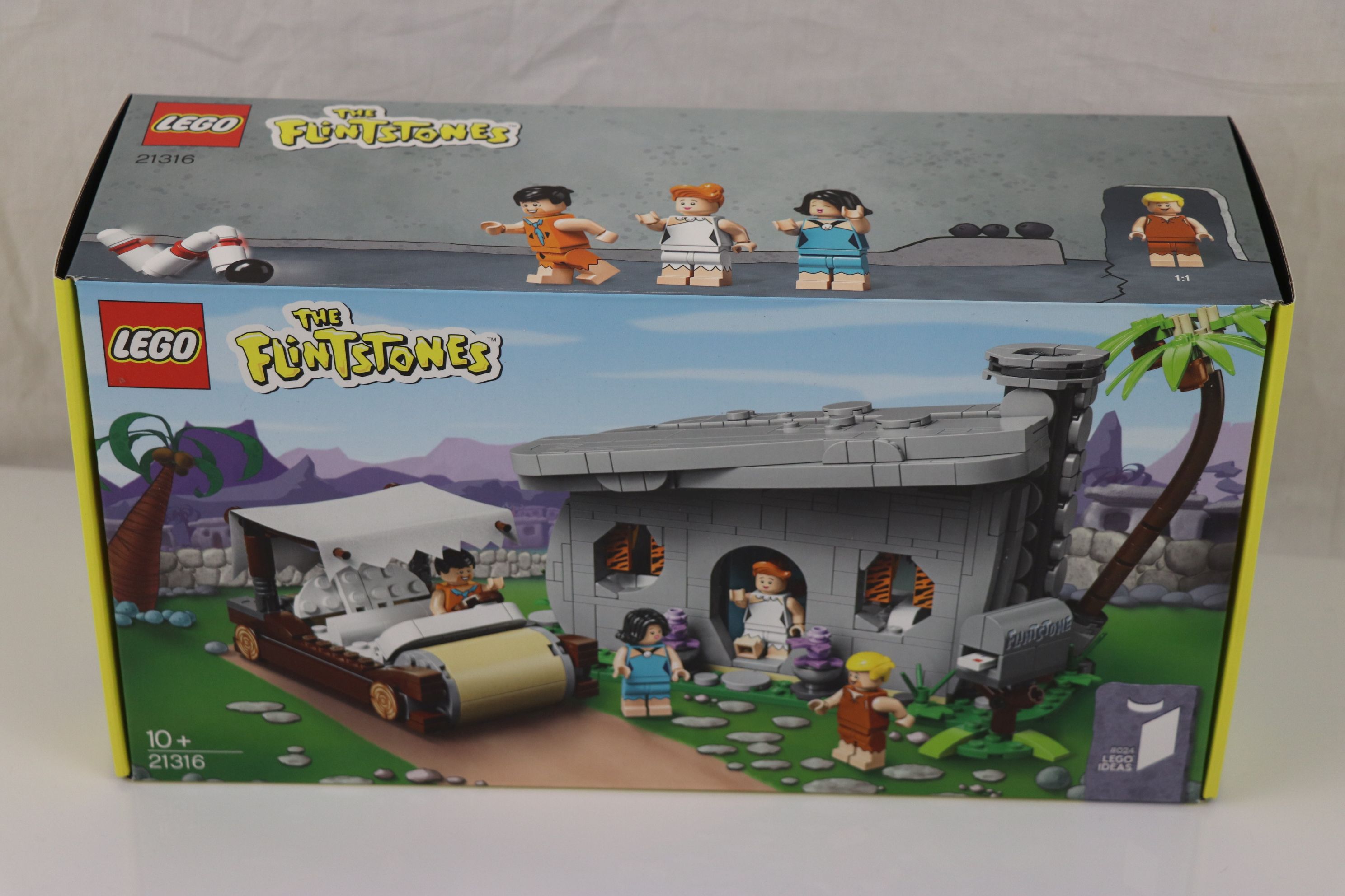 Lego - Boxed Lego Ideas #024 21316 The Flinstones set, previously built, bricks split into bags,