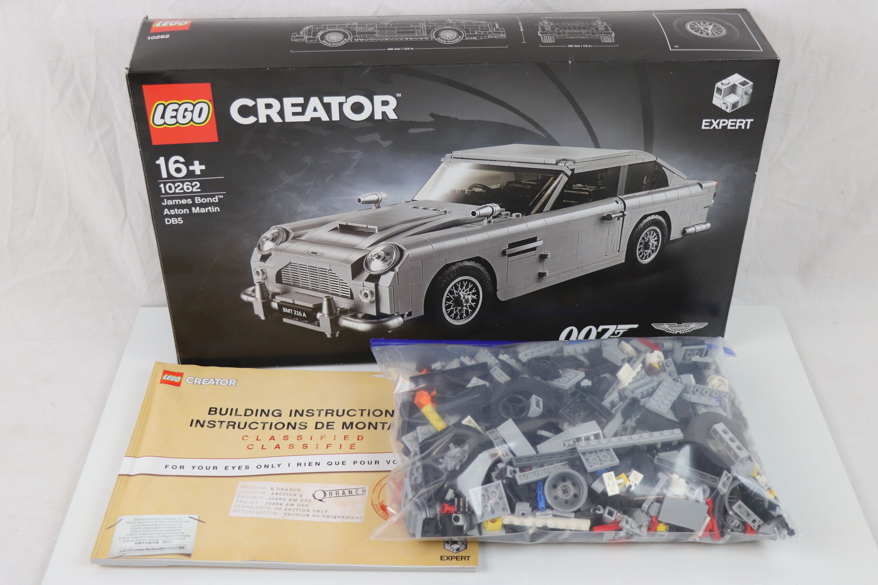 Lego - Boxed Lego Creator Expert 10262 James Bond 007 Aston Martin DB5 set, previously built, bricks - Image 5 of 11