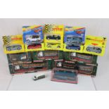 14 boxed diecast models to include 5 x Corgi Eddie Stobart transport lorries, 4 x Shell Sportcar