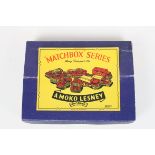 Boxed Matchbox Lesney Army Transport Set of diecast models, play worn, complete in reproduction box