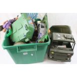 A mixed collection of toys to include action man figure and vehicle together with a collection of