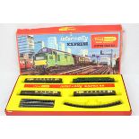 Boxed Triang Hornby OO gauge RS9 Intercity Express electric train set, with Diesel BH22