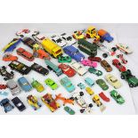 Collection of play worn diecast and plastic models mainly from the 1960s / 70s to include Corgi,
