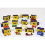 12 Boxed Matchbox Lesney 75 Series diecast models to include 16, 15, 24, 13, 22, 14, 25, 23, 12, 11,