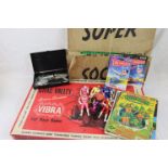 Group of figure and toys to include 5 x Bandai Power Rangers, 1 x Mattel He Man Masters of the