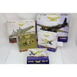 Five boxed 1:72 Corgi The Aviation Archive ltd edn diecast models to include World War II South East