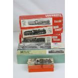 Six OO gauge model railway metal kits to include 3 x Wills Finecast (Southern Railway N Class, GWR