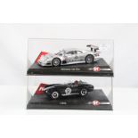 Two cased Ninco Motorsport slot cars to include 50167 Mercedes CLK Warsteiner no. 10 and 50207 AC