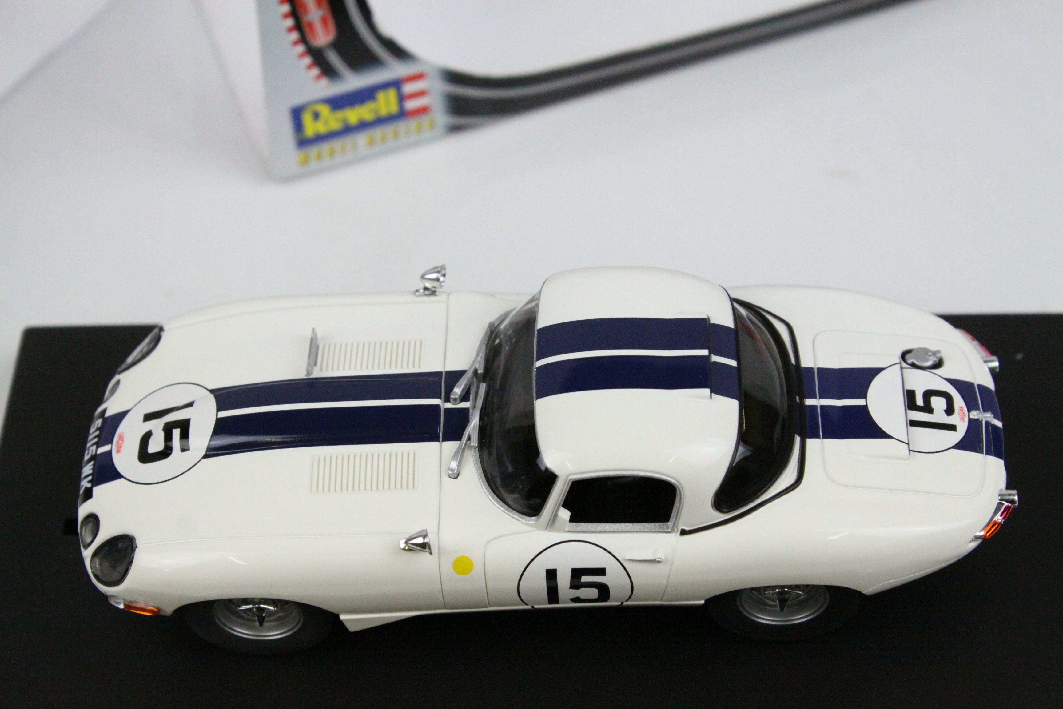 Four cased slot cars to include Special Edn Pioneer Street Muscles Dodge Charger, Revell Jaguar E- - Image 27 of 36
