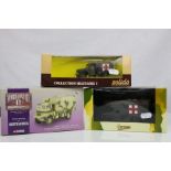 Three boxed military diecast models to include Corgi World War II Collection The Deserts of North