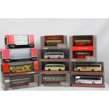 11 Cased / boxed Corgi The Original Omnibus diecast models, featuring 1 x multi vehicle set, grey