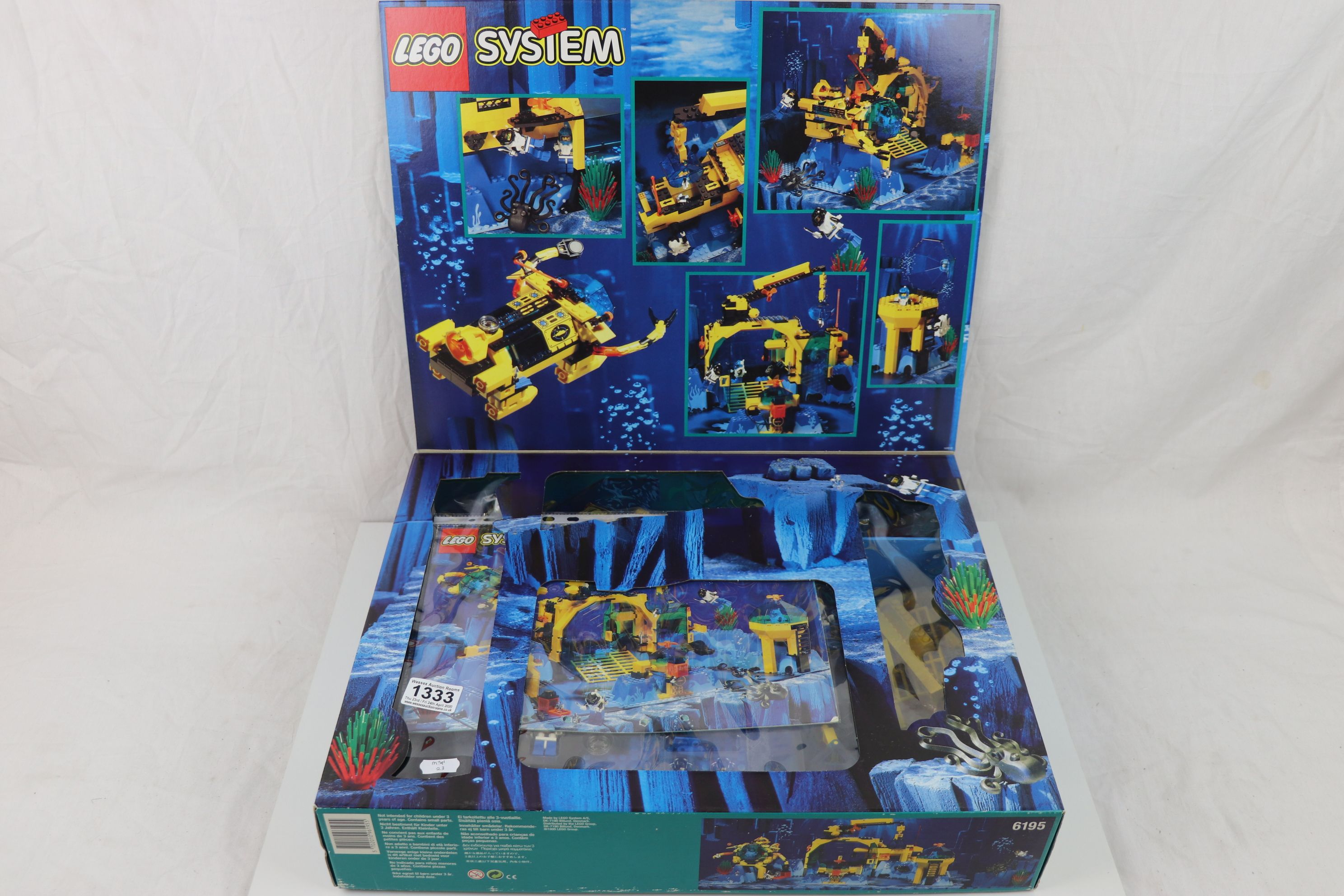 Lego - Boxed Lego System 6195 Aquanauts Neptune Discovery set unchecked but appearing complete - Image 4 of 16