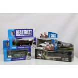 Four boxed TV related Corgi diecast models to include Heartbeat x 2 (CC07301 Morris Commercial Truck
