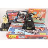 Group of mixed toys and games to include boxed Chad Valley Escalado, boxed TCR racing set,