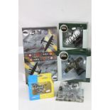 Six boxed diecast model planes to include 2 x 1:72 Oxford Aviation Front Line Fighters (Arado Ar 196