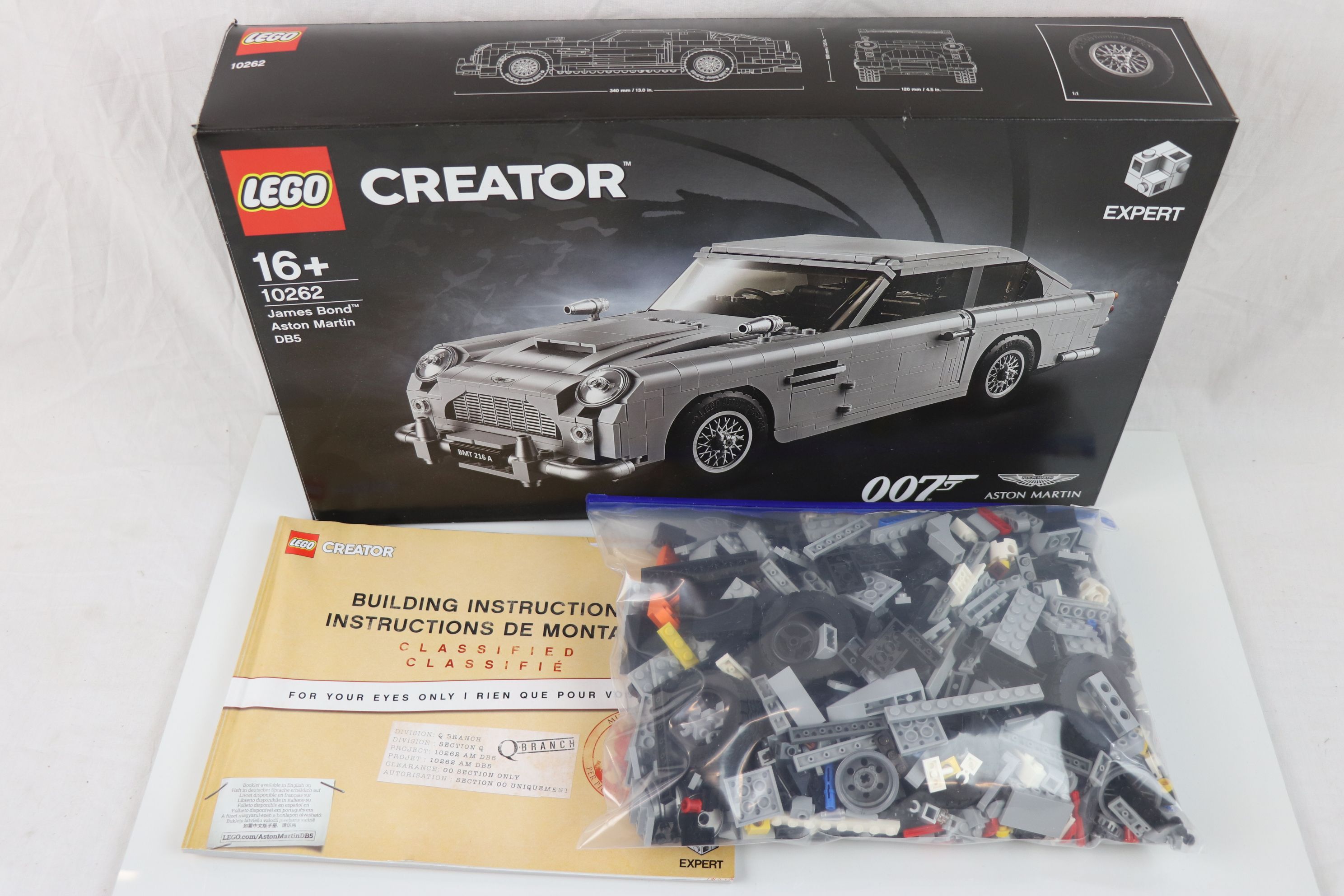 Lego - Boxed Lego Creator Expert 10262 James Bond 007 Aston Martin DB5 set, previously built, bricks - Image 8 of 11