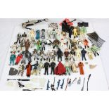 Star Wars - Over 40 original Star Wars figures plus some accessories and an original Speeder Bike