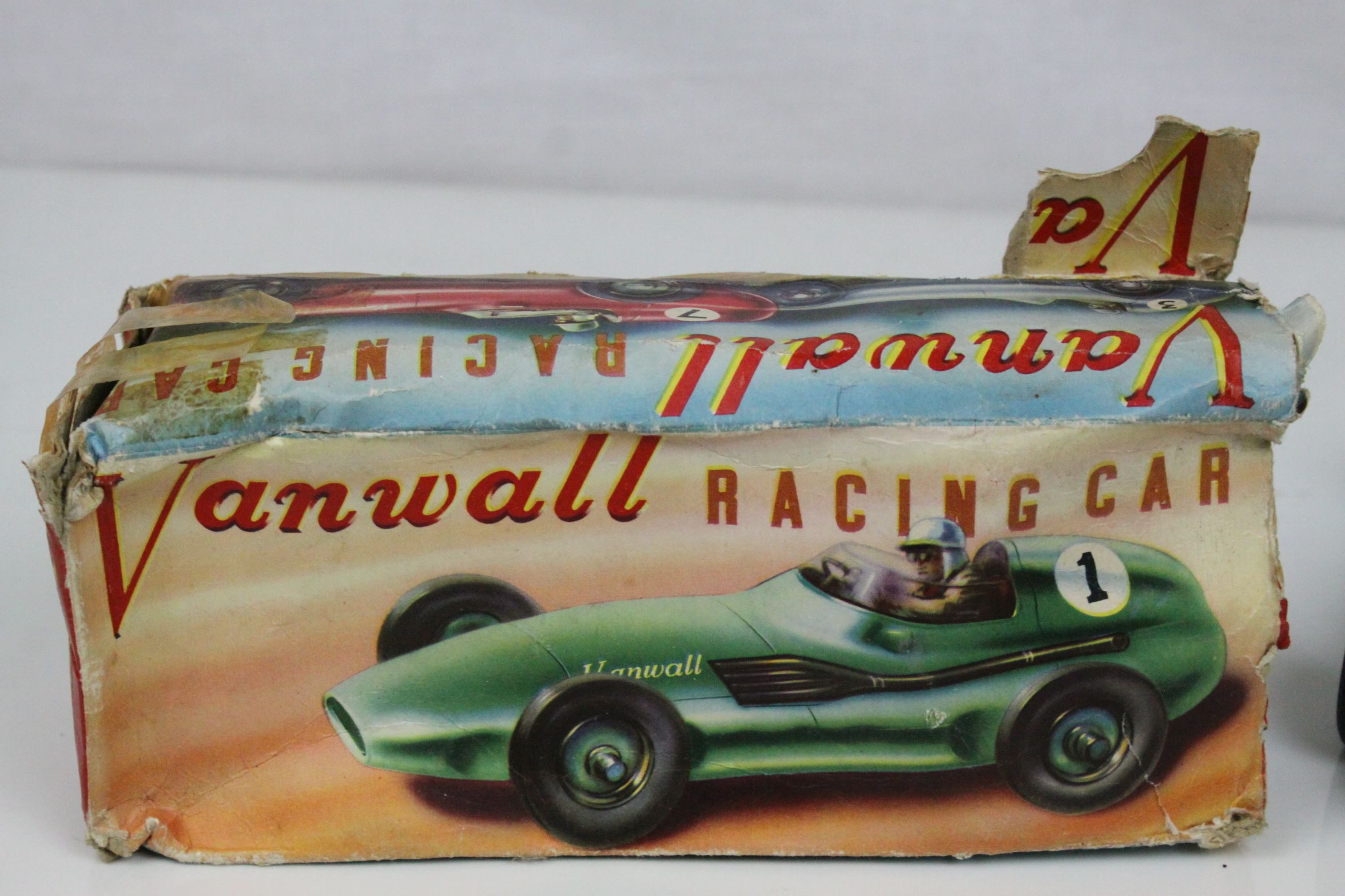 Mettoy Vanwall diecast model with plastic driver and tyres, marked to underside 'The Famous - Image 10 of 11